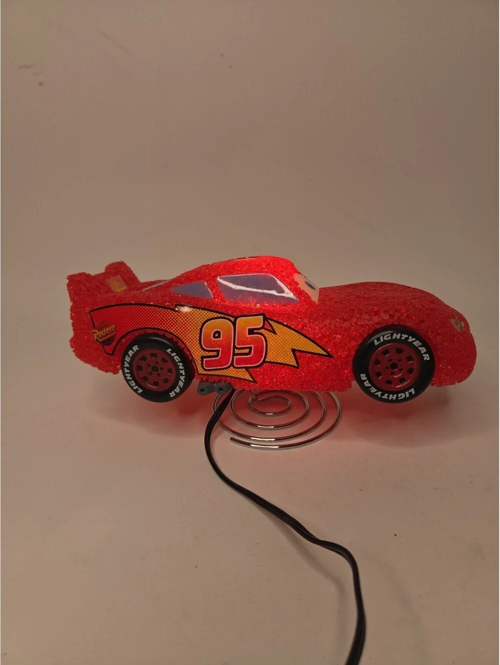 Disney Pixar Cars Lightning McQueen Plug-In Night Light Lamp (U)